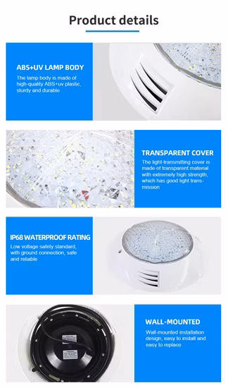 Luce per piscina LED impermeabile 25W PAR56 RGB 12V IP68